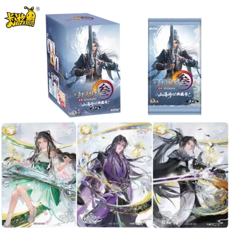 KAYOU натуральная Jian Wang 3-карточная карта Shan Hai Tong Xin серии Xia Xing Pack Heroes Attend The Banquet Game Коллекция карт игрушки подарки
KAYOU натуральная Jian Wang 3-карточная карта Shan Hai Tong Xin серии Xia Xing Pack Heroes Attend The Banquet Game Коллекция карт игрушки подарки