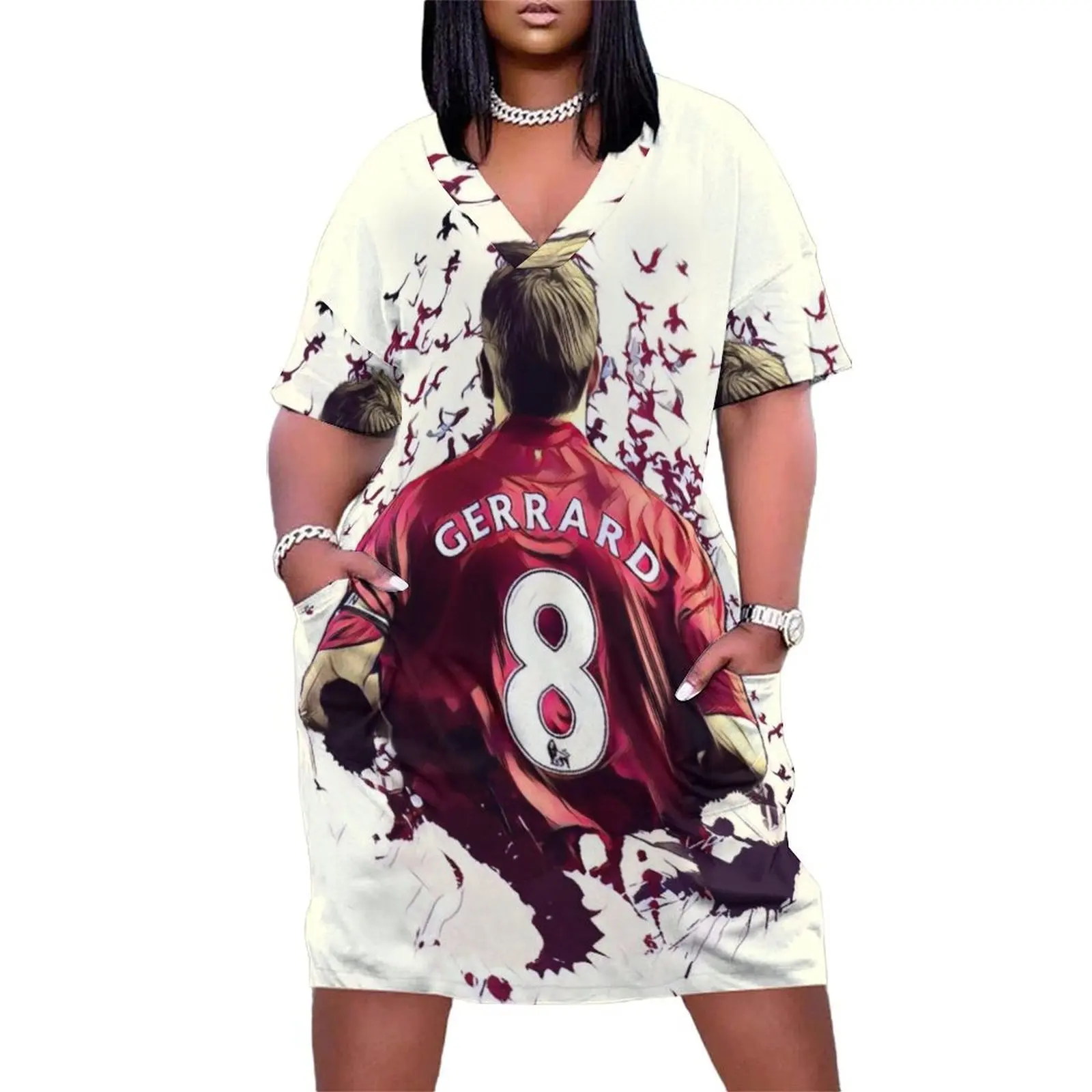 Steven G LFC Loose Pocket Dress birthday dresses for women Casual dresses chic and elegant woman dress Woman clothing
Steven G LFC Loose Pocket Dress birthday dresses for women Casual dresses chic and elegant woman dress Woman clothing