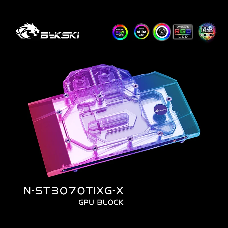 Bykski N-ST3070TIXG-X GPU Water Block for Zotac 3070TI 8G6X X-GAMING /AMP Holo /Trinity GPU Card / Backplate Radiator Coolling
Bykski N-ST3070TIXG-X GPU Water Block for Zotac 3070TI 8G6X X-GAMING /AMP Holo /Trinity GPU Card / Backplate Radiator Coolling