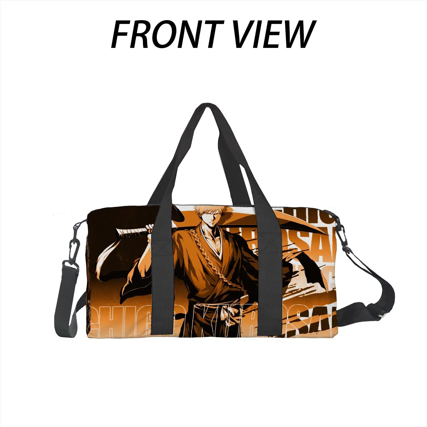 1pc BLEACH Kurosaki Ichigo contrast printed messenger bag, Anime pain bag, suitable for wearing, fitness large capacity bag
1pc BLEACH Kurosaki Ichigo contrast printed messenger bag, Anime pain bag, suitable for wearing, fitness large capacity bag