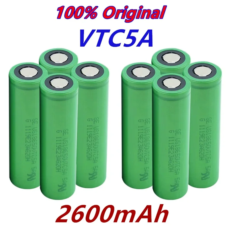 100% Original 18650 2600mAh 25A 3,7 v Lithium-ionen-akku VTC5A 18650 Flache/taste Top für Power Tools/taschenlampen
100% Original 18650 2600mAh 25A 3,7 v Lithium-ionen-akku VTC5A 18650 Flache/taste Top für Power Tools/taschenlampen