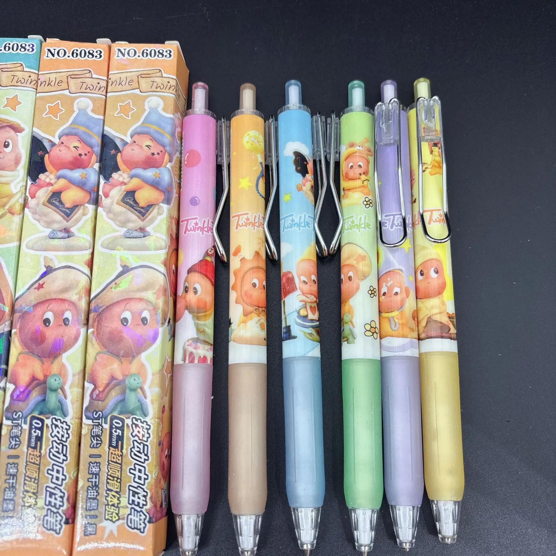 6-Pack of Pens in Random Colors, Cute Cartoon Star Pens, High-Value Aesthetic Pens in an Instagram Style, Pens That Will Make Girls' Hearts Flutter, Perfect for Valentine's Day, Christmas, or as a Gift. Ideal for Halloween, Thanksgiving, or Christmas Gift
6-Pack of Pens in Random Colors, Cute Cartoon Star Pens, High-Value Aesthetic Pens in an Instagram Style, Pens That Will Make Girls' Hearts Flutter, Perfect for Valentine's Day, Christmas, or as a Gift. Ideal for Halloween, Thanksgiving, or Christmas Gift