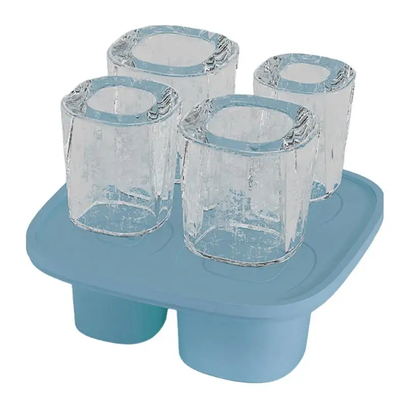 Cylinder Ice Mold Tray Novelty Drink Tray 4-Cavity Hollow Silicone Mould With Lid Kitchen Gadget Making Container For Cup
Cylinder Ice Mold Tray Novelty Drink Tray 4-Cavity Hollow Silicone Mould With Lid Kitchen Gadget Making Container For Cup