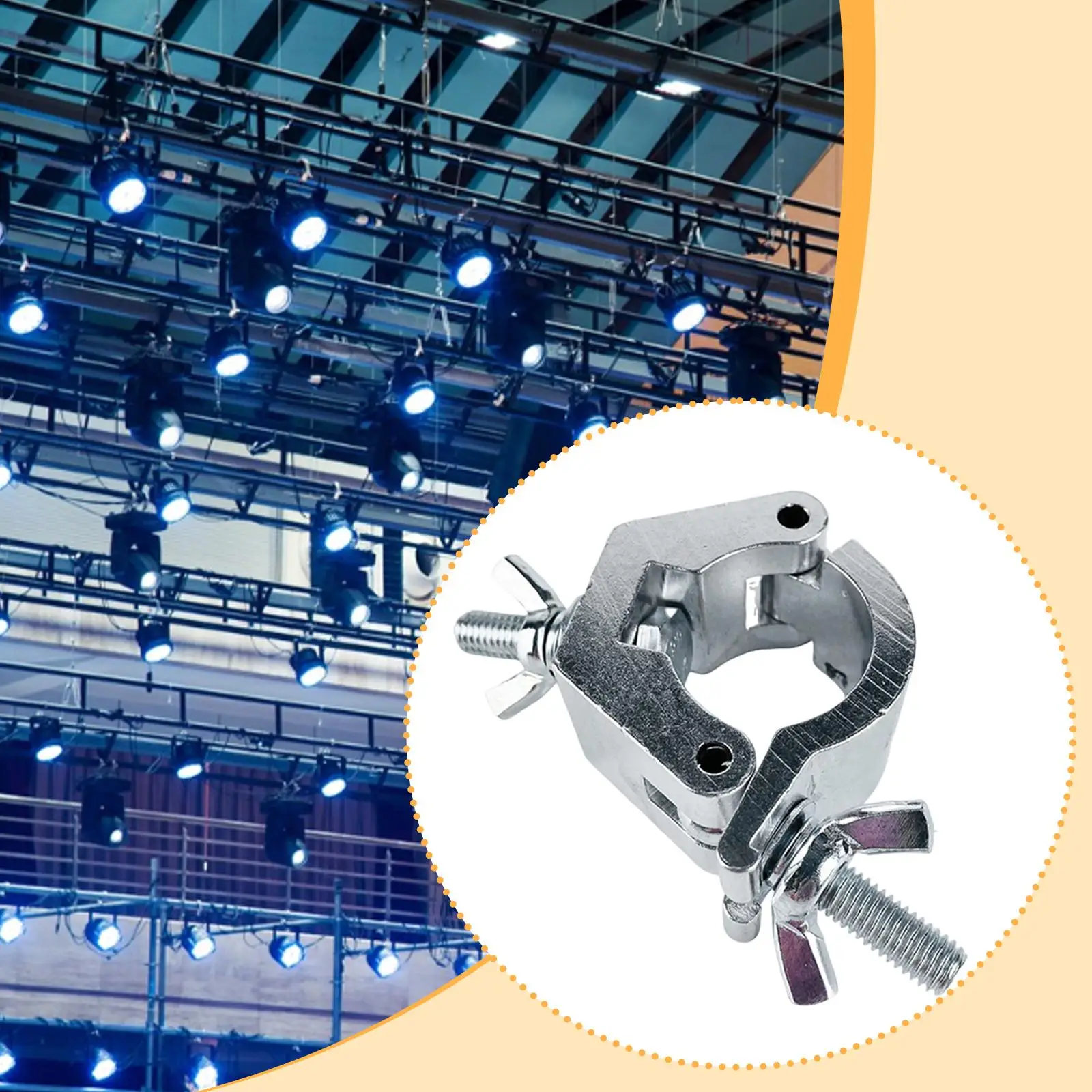 Trusses Clamp Accessories Lightweight for 30-35mm Tube Aluminum Alloy Fixture Equipment
Trusses Clamp Accessories Lightweight for 30-35mm Tube Aluminum Alloy Fixture Equipment