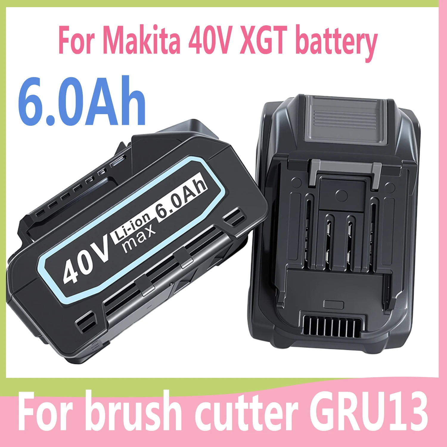 Для Makita 40 В XGT аккумулятор 6,0 Ач литий-ионный аккумулятор для замены электроинструментов, для кустореза GRU13
Для Makita 40 В XGT аккумулятор 6,0 Ач литий-ионный аккумулятор для замены электроинструментов, для кустореза GRU13