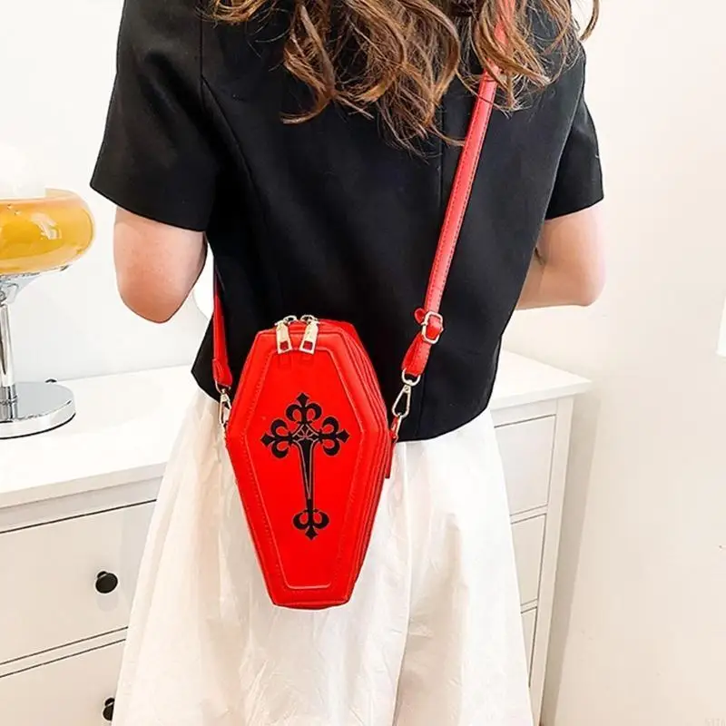 Creative Leather Handbag for Cross Coffin Crossbody Bag Shoulder Bag for Fes 547A
Creative Leather Handbag for Cross Coffin Crossbody Bag Shoulder Bag for Fes 547A
