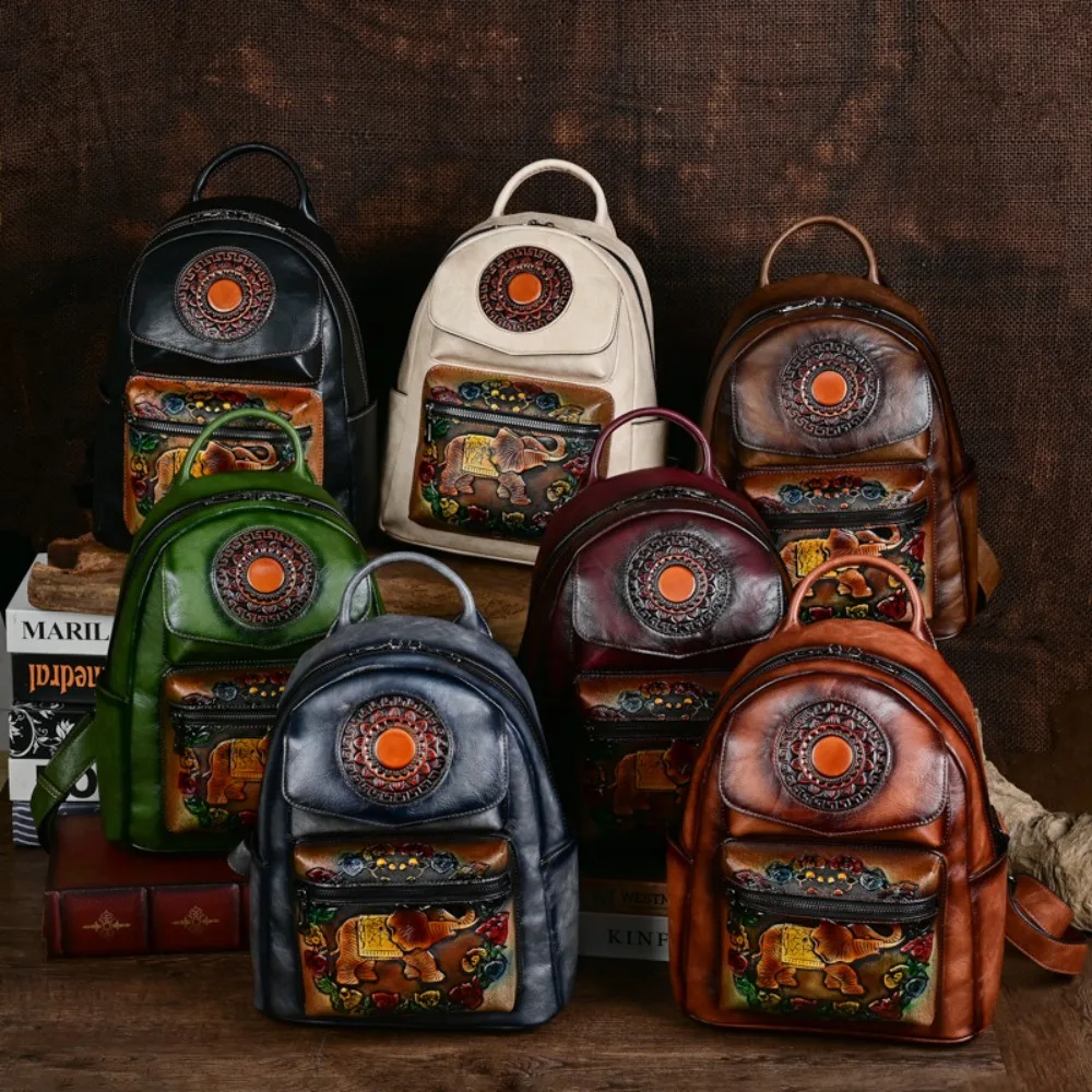 2025 New Vintage Backpacks For Women Elephant Print Chinese Style Backpack Large Capacity Embossing Lady Bags For Travel Shopp
2025 New Vintage Backpacks For Women Elephant Print Chinese Style Backpack Large Capacity Embossing Lady Bags For Travel Shopp