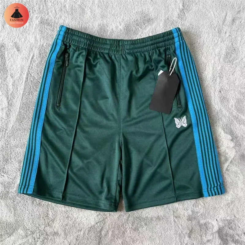 Green Beach Needle s Embroidered Butterfly Stripe Shorts 1:1 Summer Casual Loose Mens Womens Shorts
Green Beach Needle s Embroidered Butterfly Stripe Shorts 1:1 Summer Casual Loose Mens Womens Shorts