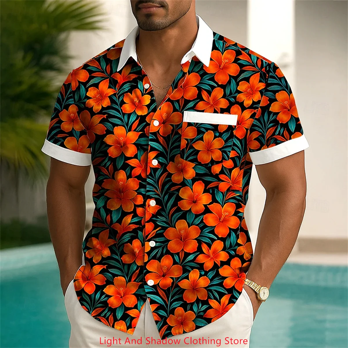 Men's Shirt Hawaii Beach Short Sleeve Breathable Shirt Fashionable High Quality Daily Vacation Comfortable Men's Clothing
Men's Shirt Hawaii Beach Short Sleeve Breathable Shirt Fashionable High Quality Daily Vacation Comfortable Men's Clothing