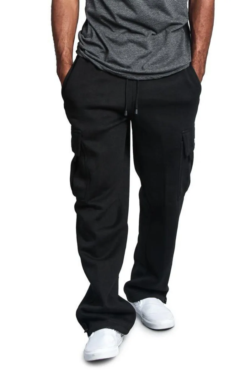 New Casual Men's Drawstring Elastic Waist Solid Color Pocket Pants Loose Sports Pants Trendy Men's
New Casual Men's Drawstring Elastic Waist Solid Color Pocket Pants Loose Sports Pants Trendy Men's