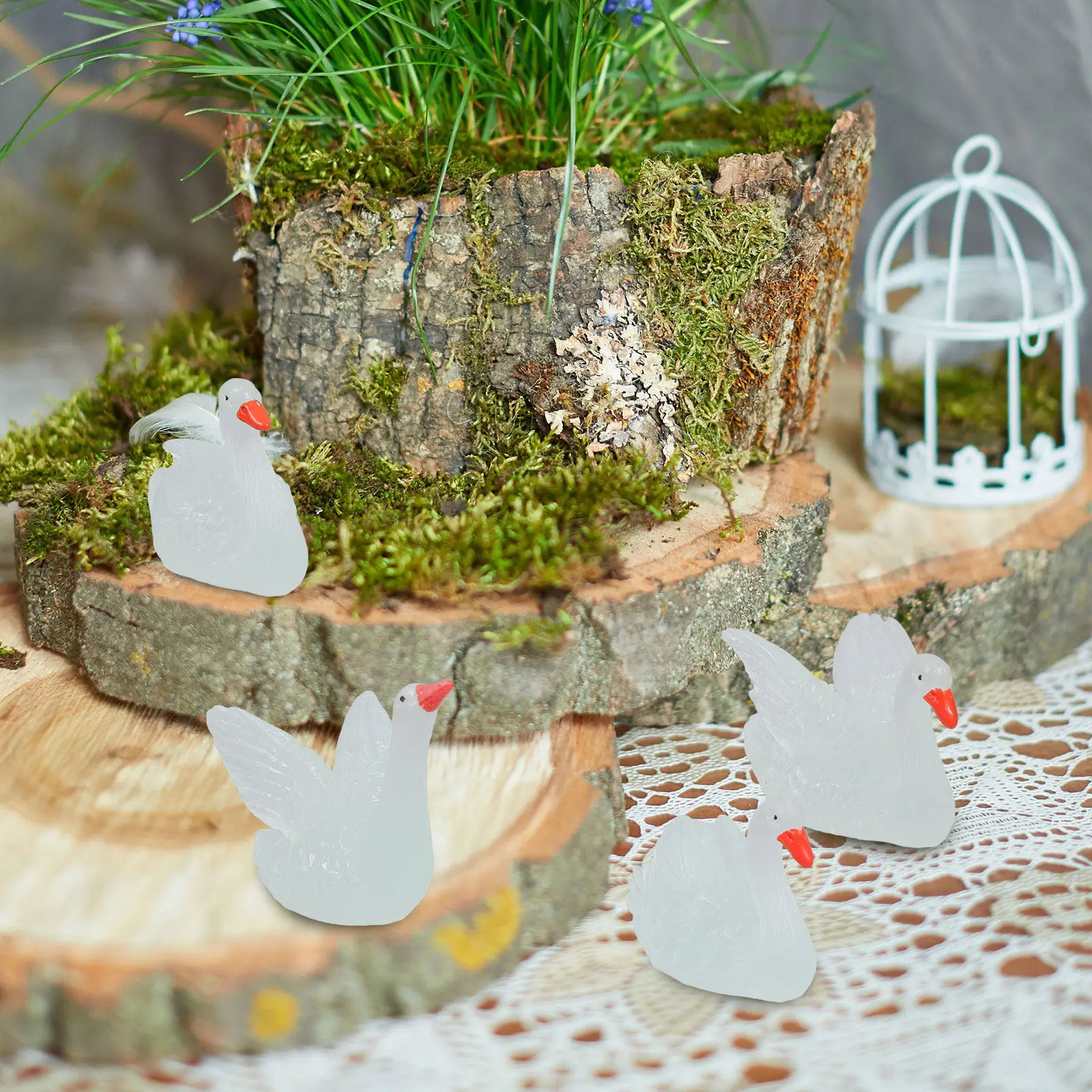 8Pcs Night Light Swan Decor Resin Mini Swan Figurines for Miniature Garden Home Tabletop Decor Micro Landscaping Scene Layout
8Pcs Night Light Swan Decor Resin Mini Swan Figurines for Miniature Garden Home Tabletop Decor Micro Landscaping Scene Layout