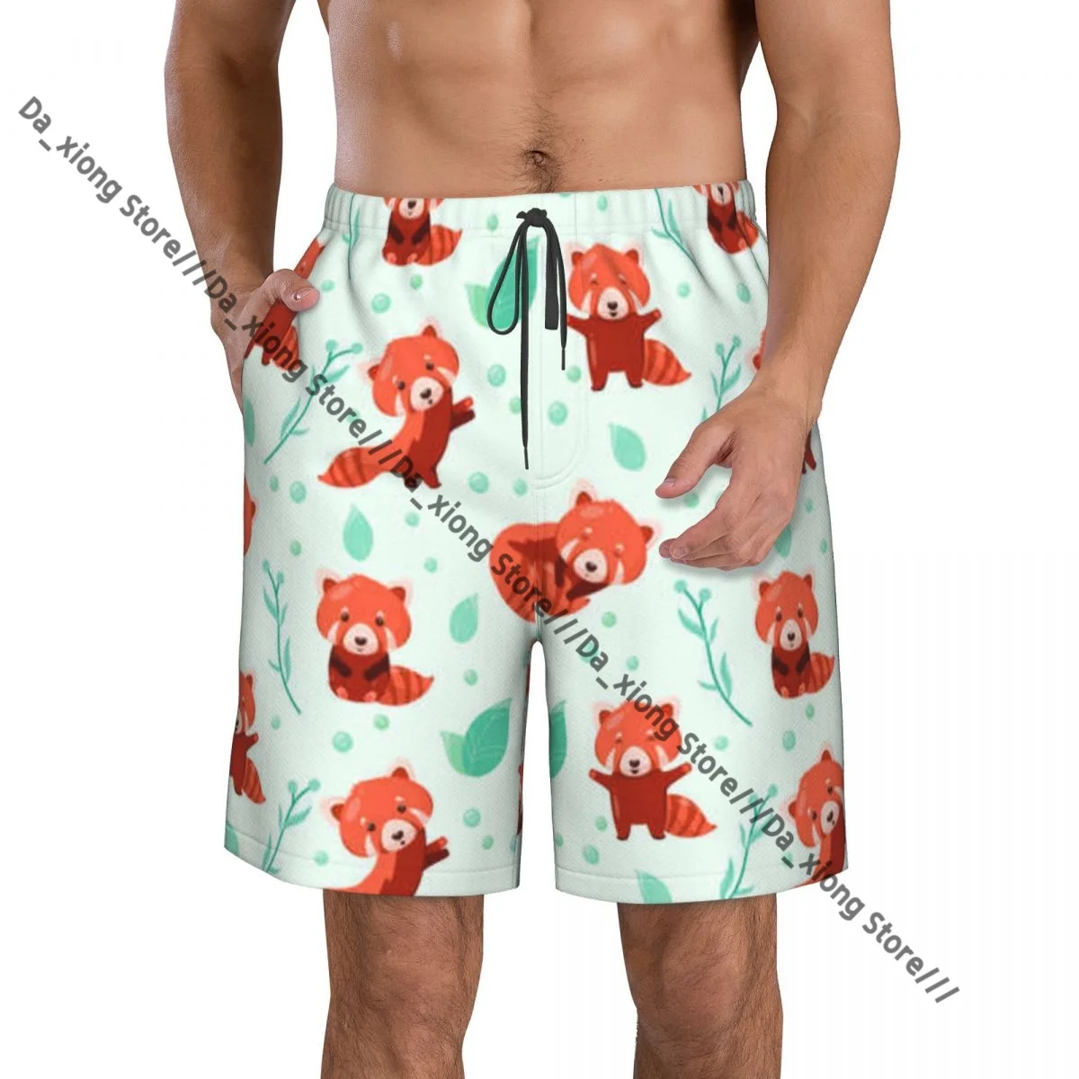 Man Swimwear Cute Red Pandas Cartoon Swim Shorts Trunks Beach Board Shorts Swimming Swimsuits
Man Swimwear Cute Red Pandas Cartoon Swim Shorts Trunks Beach Board Shorts Swimming Swimsuits