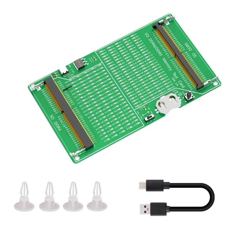 Laptop SO DDR4 DDR5 Memory Testing Card for Computer PCB Circuit Test Module Adapter Board
Laptop SO DDR4 DDR5 Memory Testing Card for Computer PCB Circuit Test Module Adapter Board
