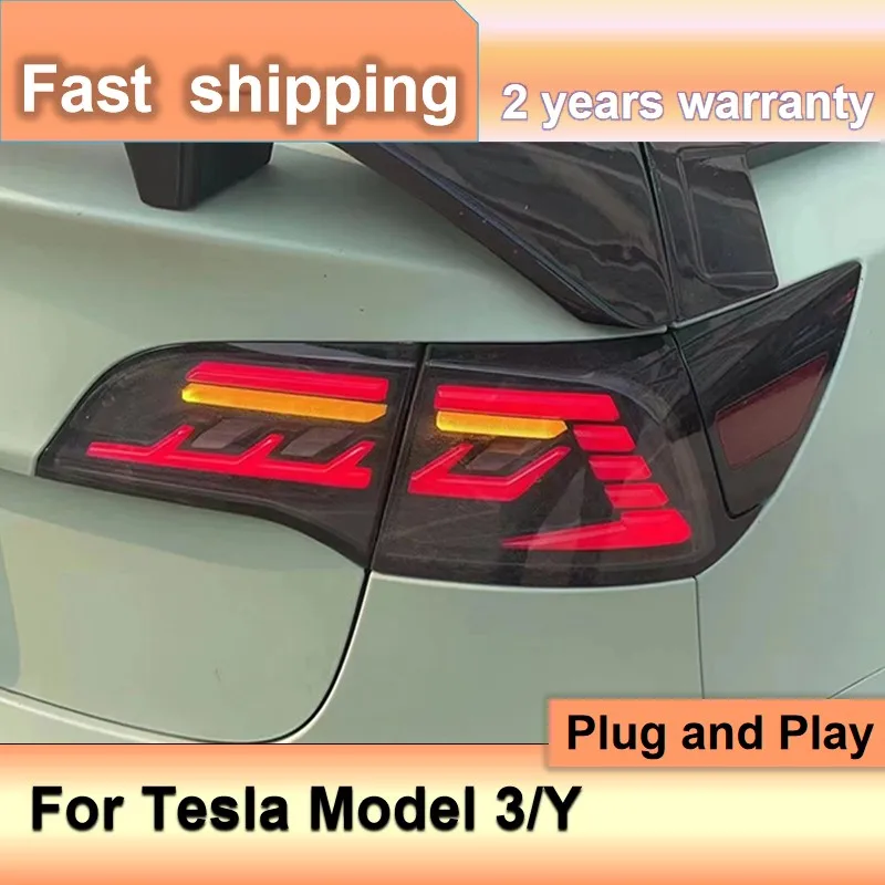 Car Accessories for Taillight for Tesla Model 3 Model Y 2016 - 2021 Rear Running Lamp+Brake+Reverse+Dynamic Turn Signal
Car Accessories for Taillight for Tesla Model 3 Model Y 2016 - 2021 Rear Running Lamp+Brake+Reverse+Dynamic Turn Signal