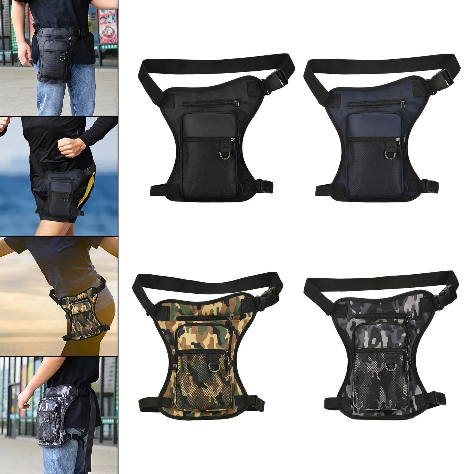 Fanny Pack Men's Drop Leg Bag Sturdy Storage Pouch Thigh Bag Adjustable Cycling Hip Bag Waist Pack for Running Riding Travel
Fanny Pack Men's Drop Leg Bag Sturdy Storage Pouch Thigh Bag Adjustable Cycling Hip Bag Waist Pack for Running Riding Travel
