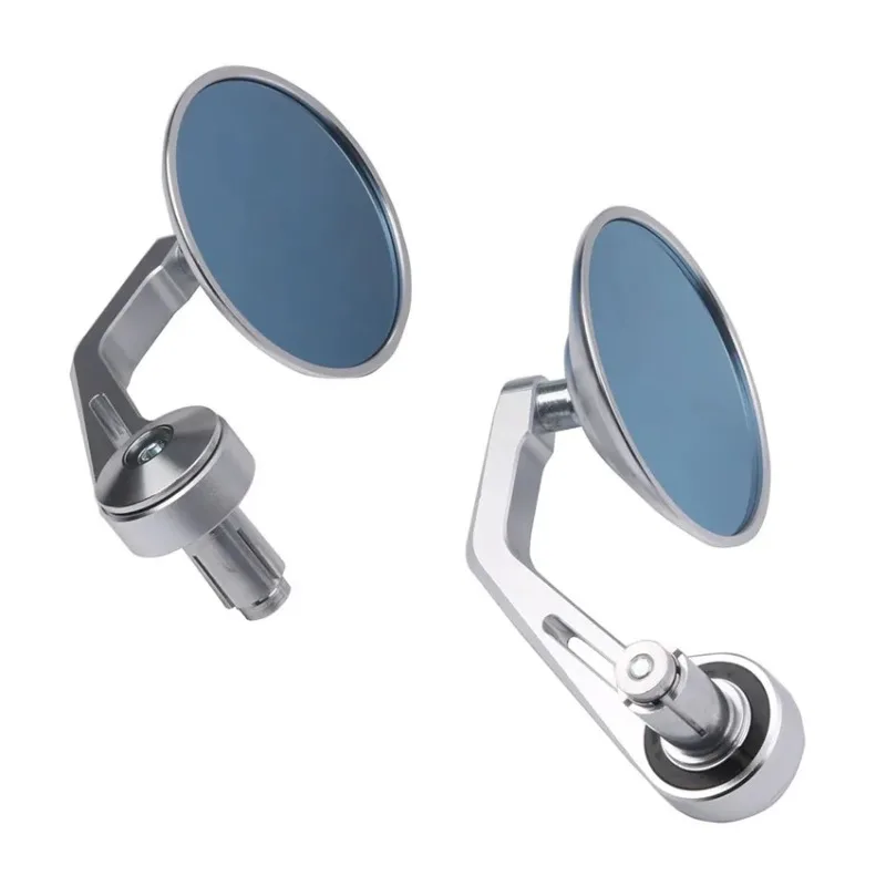 22mm Universal Motorcycle Bar End Rearview Mirrors Rear View Handle Side Mirror CNC Silver 7/8" For Kawasaki Honda Suzuki Bikes
22mm Universal Motorcycle Bar End Rearview Mirrors Rear View Handle Side Mirror CNC Silver 7/8" For Kawasaki Honda Suzuki Bikes