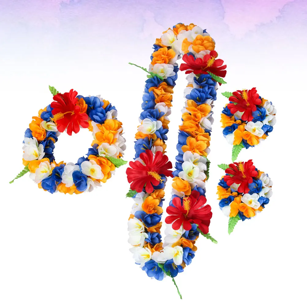 4pcs Flower Wreath Lightweight Hawaiian Garland Luau Party Supplies Beach Theme Floral Festivals Hair Band Set Set
4pcs Flower Wreath Lightweight Hawaiian Garland Luau Party Supplies Beach Theme Floral Festivals Hair Band Set Set