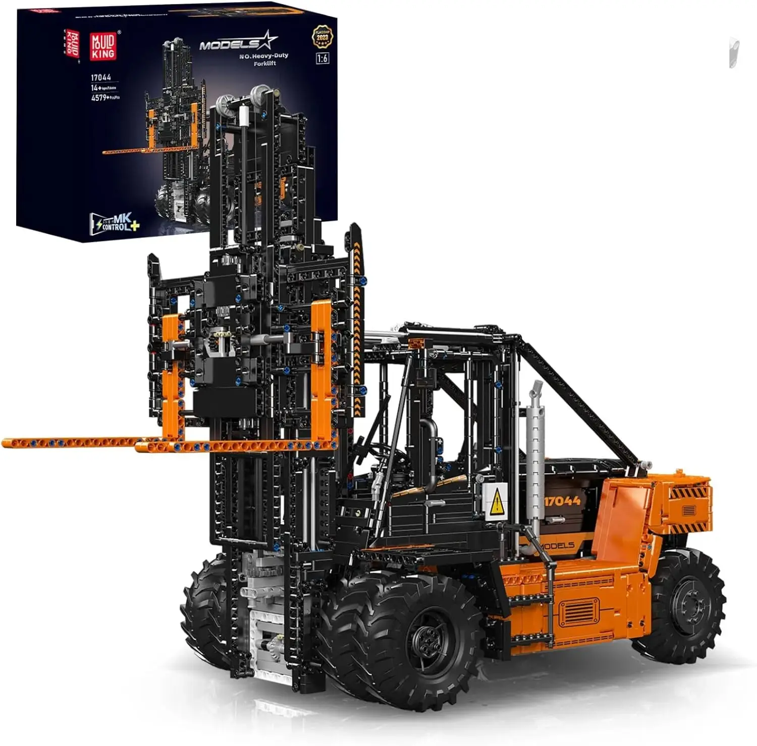 Mold King 17044, комплект строительных блоков для сверхмощного вилочного погрузчика — MOC RC с подъемной полкой, 4579 шт. в подарок для взрослых и подростков 
Mold King 17044, комплект строительных блоков для сверхмощного вилочного погрузчика — MOC RC с подъемной полкой, 4579 шт. в подарок для взрослых и подростков