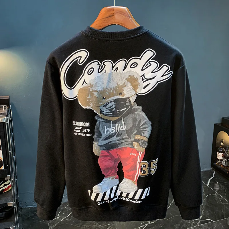 Sweatshirt men's autumn New Fashion men's fashion trend printed loose long sleeved pullover, high-end comfortable round neck top
Sweatshirt men's autumn New Fashion men's fashion trend printed loose long sleeved pullover, high-end comfortable round neck top