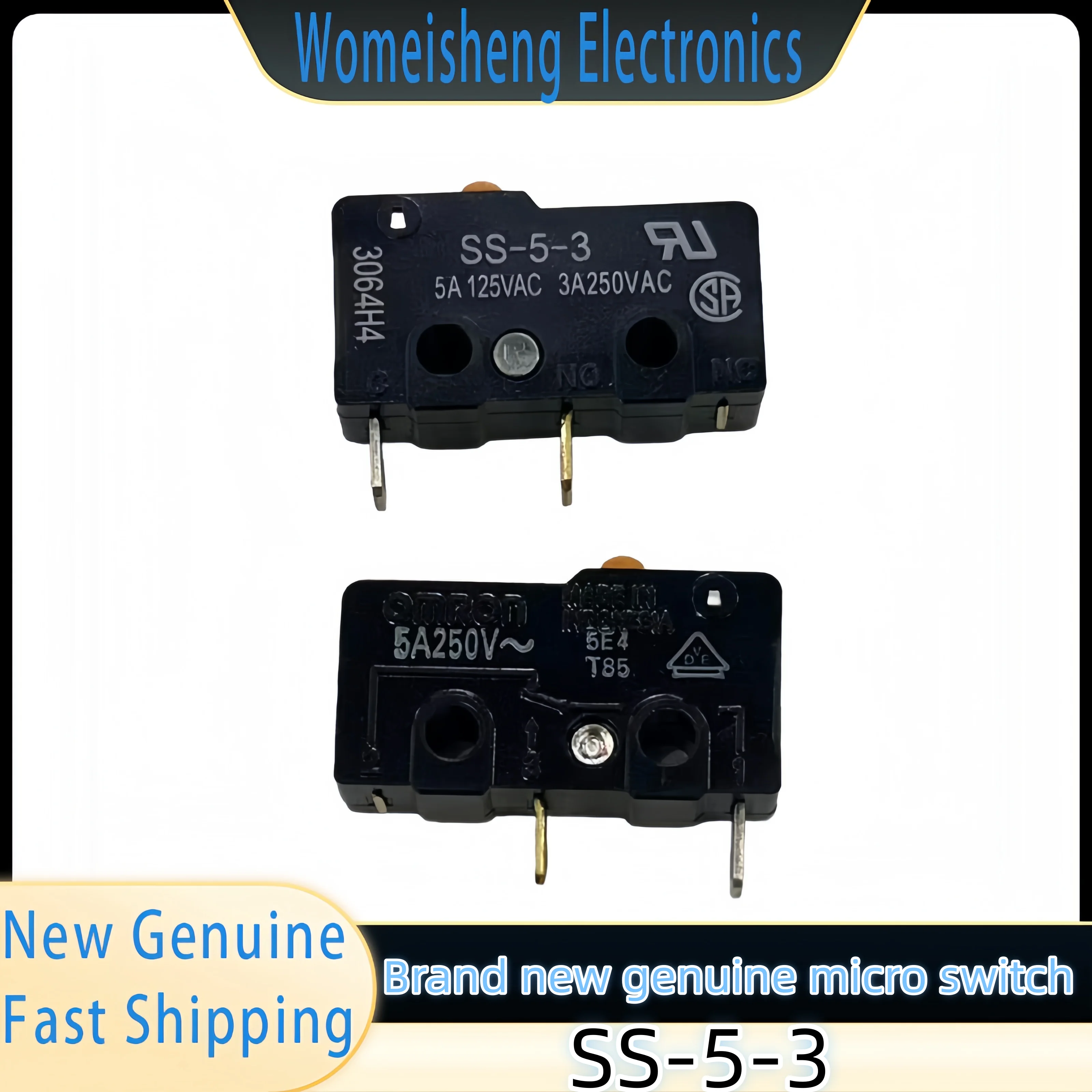 Совершенно новый оригинальный микропереключатель SS-5-3, 1 шт.
Совершенно новый оригинальный микропереключатель SS-5-3, 1 шт.