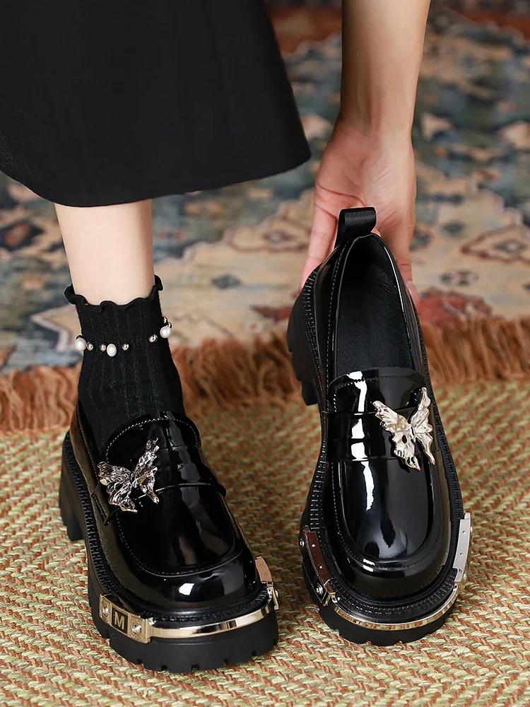2025 Designer Platform Loafers Women's New Leisure High Street Top Ladies Butterfly Shoes
2025 Designer Platform Loafers Women's New Leisure High Street Top Ladies Butterfly Shoes