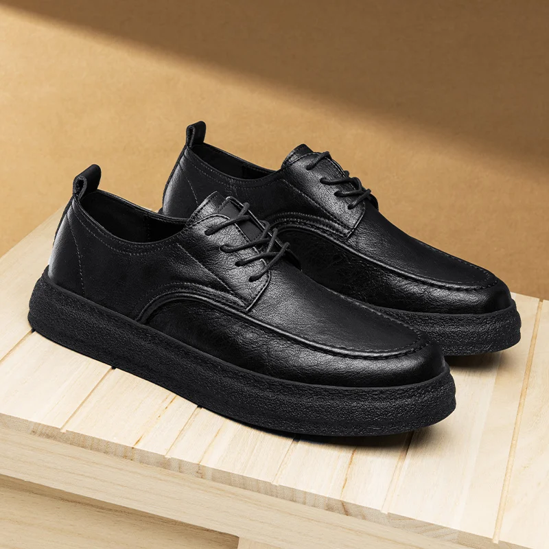 Men's Casual Shoes lace up Leather Men's oxfords Outdoor Men Driving Shoes Non-slip Men's white Sneakers Zapatillas Hombre
Men's Casual Shoes lace up Leather Men's oxfords Outdoor Men Driving Shoes Non-slip Men's white Sneakers Zapatillas Hombre