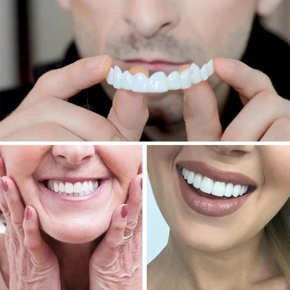 New S-7Sets Upper & Lower Dentures with Box Clips, Unisex Comfortable Smile Kit
New S-7Sets Upper & Lower Dentures with Box Clips, Unisex Comfortable Smile Kit