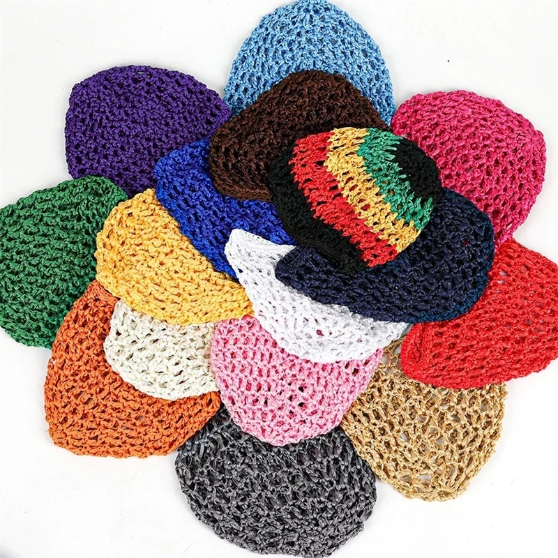 Adult Knitted Mesh Hair Cap Solid Color Lattice Hair Wrap Fishing Net Headscarf Cap for Hair Bundling And Styling
Adult Knitted Mesh Hair Cap Solid Color Lattice Hair Wrap Fishing Net Headscarf Cap for Hair Bundling And Styling
