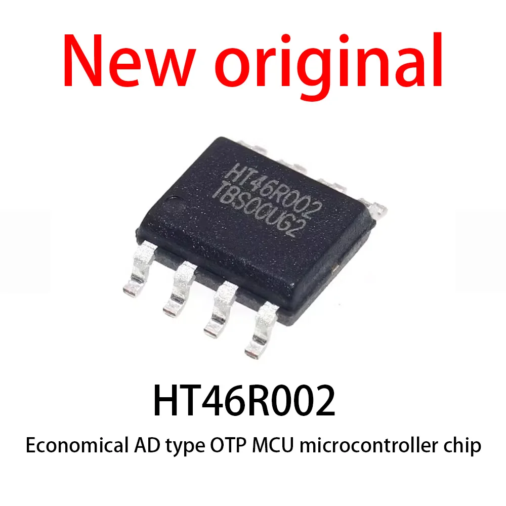 10-100Pcs/Lot New original HT46R002 SMT SOP8 economical AD type OTP MCU microcontroller chip in stock
10-100Pcs/Lot New original HT46R002 SMT SOP8 economical AD type OTP MCU microcontroller chip in stock 