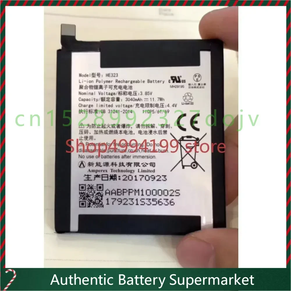 New 2024 3.85v 3040mah Rechargeable HE323 battery For essential phone ph-1 Cell phone batterie+Number tracking
New 2024 3.85v 3040mah Rechargeable HE323 battery For essential phone ph-1 Cell phone batterie+Number tracking