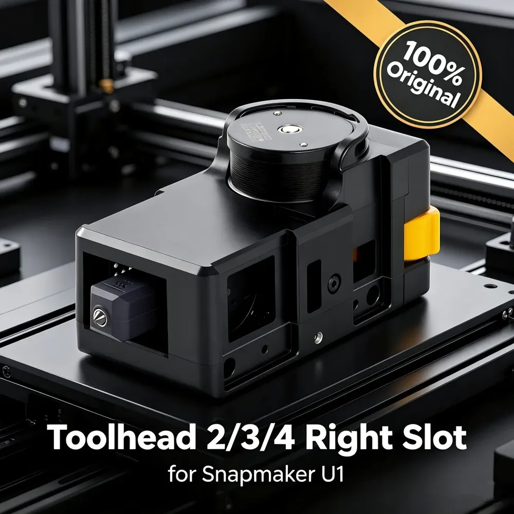 100% Brand new Toolhead 2/3/4 Right Slot for Snapmaker U1 3D printer accessories
100% Brand new Toolhead 2/3/4 Right Slot for Snapmaker U1 3D printer accessories