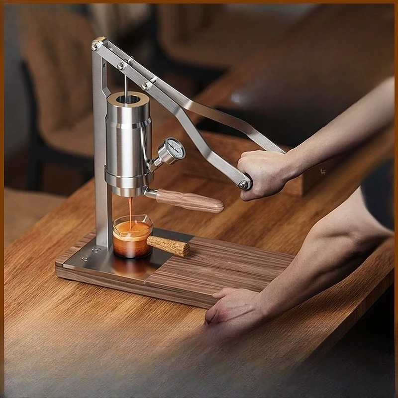 Hand pressure coffee machine, small household semi-automatic, concentrated tie rod manual pressure transformation
Hand pressure coffee machine, small household semi-automatic, concentrated tie rod manual pressure transformation