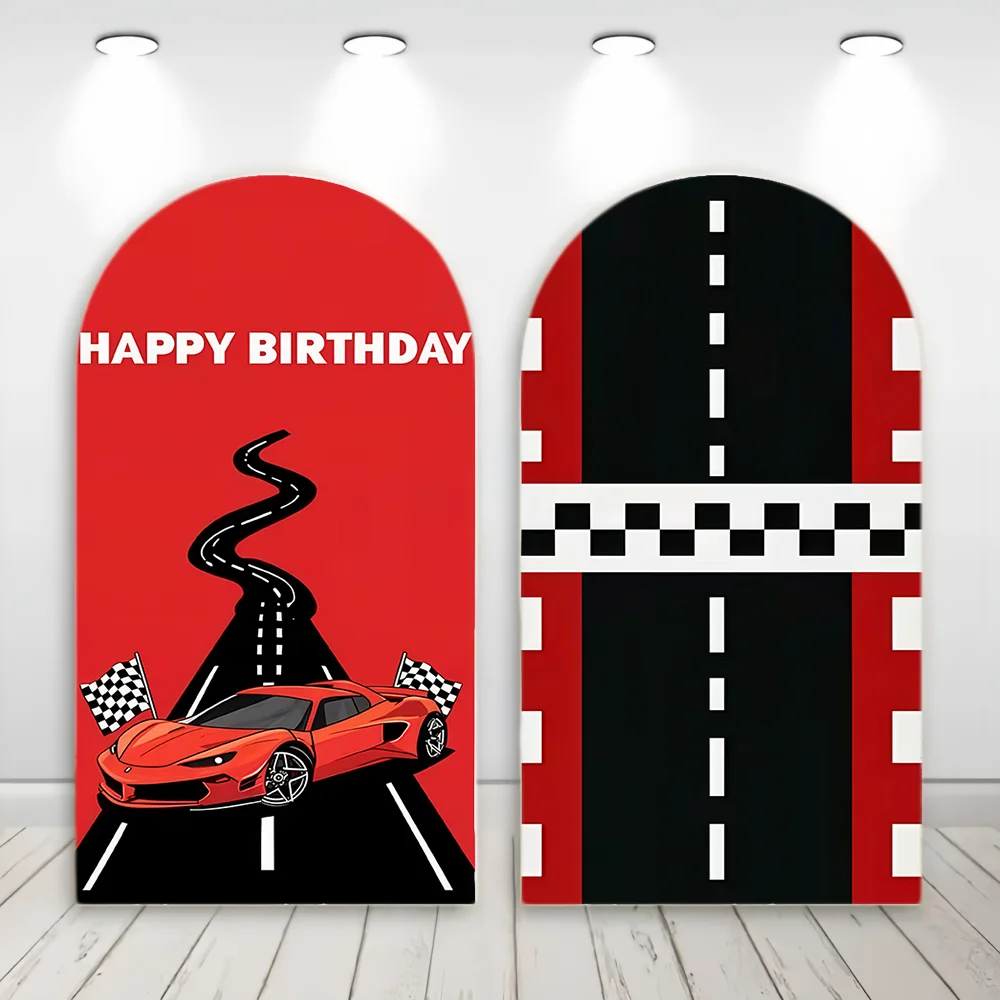 Race Car Party Arch Backdrop Cover Black White Race Track Pattern Design For Birthday Baby Shower Chiara Arch Wall Background
Race Car Party Arch Backdrop Cover Black White Race Track Pattern Design For Birthday Baby Shower Chiara Arch Wall Background