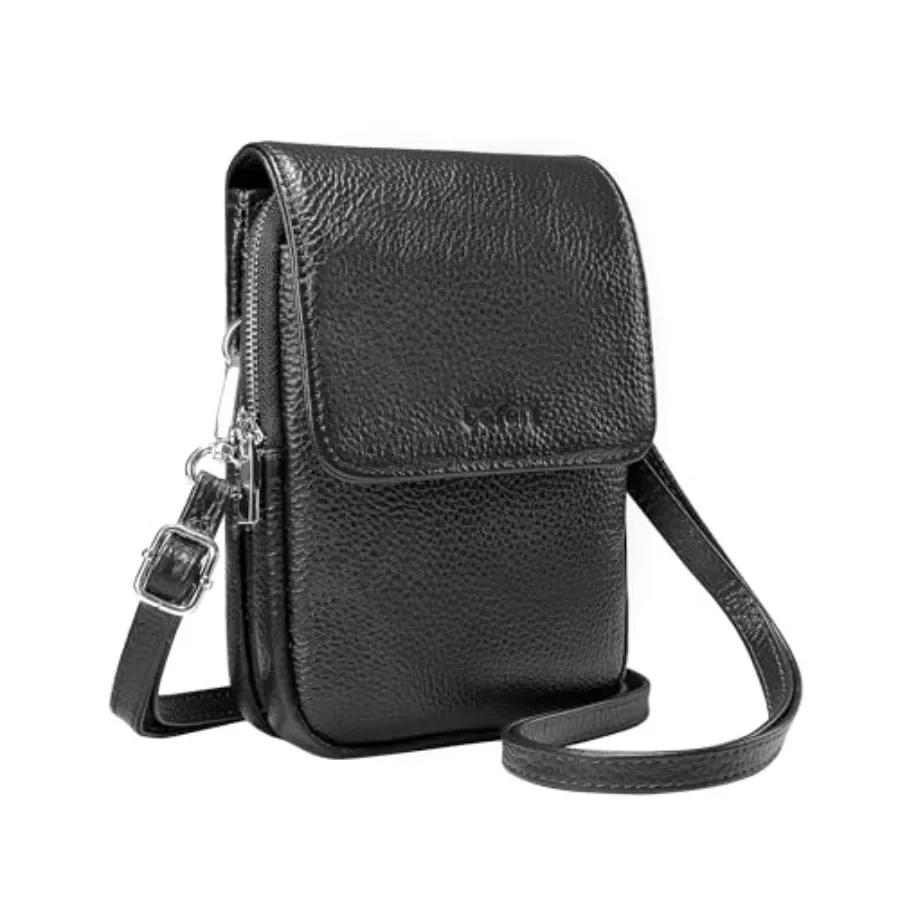 Genuine Leather Crossbody Bags for Women, Cell Phone Cross body Purse Bag with RFID Blocking Card Slots
Genuine Leather Crossbody Bags for Women, Cell Phone Cross body Purse Bag with RFID Blocking Card Slots