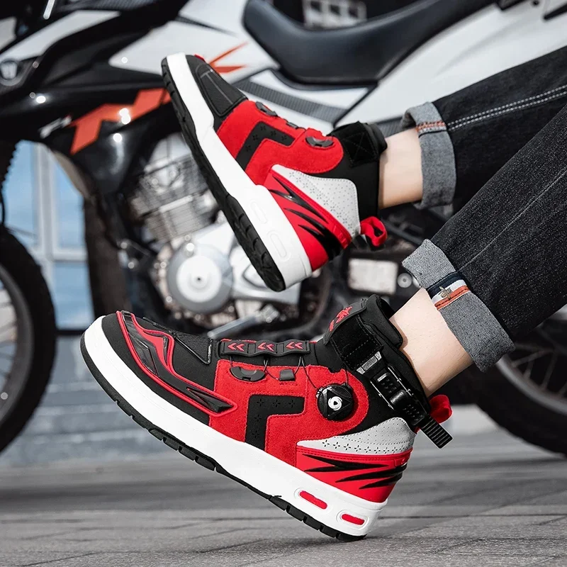 2025 New Men Motorcycle Leather Mesh Boots Anti Slip Wear Resistant Breathable Outdoor Sports Motorbike Riding Protective Shoes
2025 New Men Motorcycle Leather Mesh Boots Anti Slip Wear Resistant Breathable Outdoor Sports Motorbike Riding Protective Shoes
