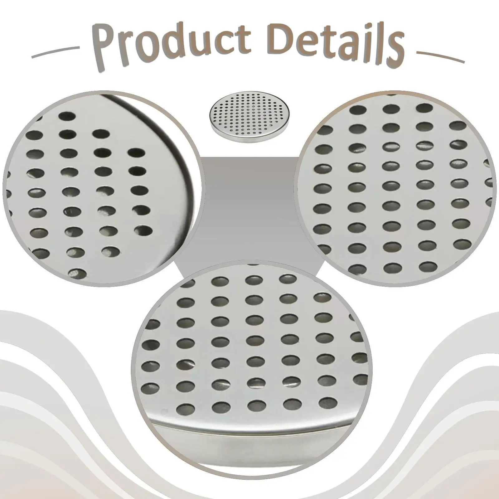 Stainless Steel Drips Tray Round Easy Clean Beer Coffee Tea Filtration Kitchen Bar Serving Versatile Tray for Restaurant Home
Stainless Steel Drips Tray Round Easy Clean Beer Coffee Tea Filtration Kitchen Bar Serving Versatile Tray for Restaurant Home