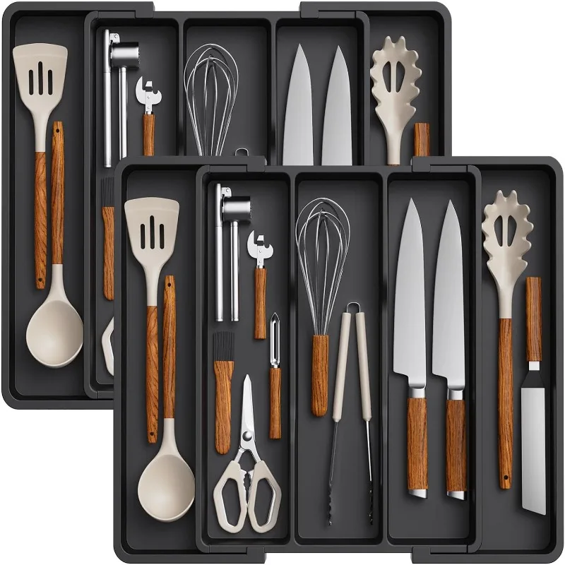 Utensil Organizer for Kitchen Drawers,Expandable Cooking Utensil Tray, Adjustable Cutlery Silverware Flatware Holder,storage box
Utensil Organizer for Kitchen Drawers,Expandable Cooking Utensil Tray, Adjustable Cutlery Silverware Flatware Holder,storage box
