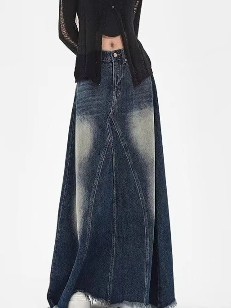 Irregular Patchwork Frayed Hem Vintage American Style High Waist Loose White Denim Skirt Women Spring Summer New Arrival
Irregular Patchwork Frayed Hem Vintage American Style High Waist Loose White Denim Skirt Women Spring Summer New Arrival