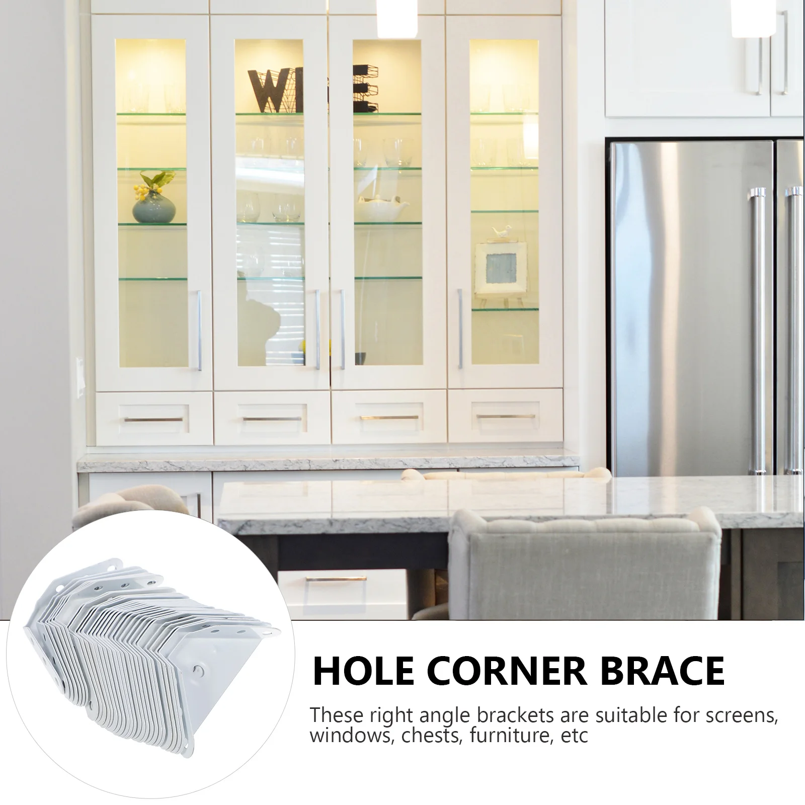 Cabinet Triangle Brackets Corner Wood Braces White Bookshelf Shelves Furniture Stainless Steel Angle Brackets Hardware
Cabinet Triangle Brackets Corner Wood Braces White Bookshelf Shelves Furniture Stainless Steel Angle Brackets Hardware