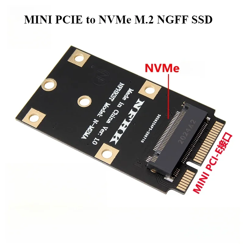 Жесткий диск MINI PCIE — NVMe M.2 NGFF SSD — карта адаптера беспроводной сети Mini PCI-E
Жесткий диск MINI PCIE — NVMe M.2 NGFF SSD — карта адаптера беспроводной сети Mini PCI-E