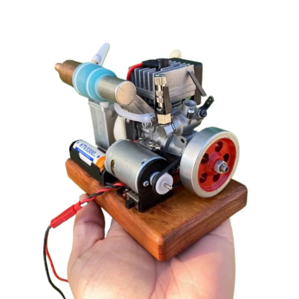 Finished 12 Stage Methanol Engine Model Pull Cord Starter Adjustable Speed with Solid Wood Base Desktop Engine Model Ornament
Finished 12 Stage Methanol Engine Model Pull Cord Starter Adjustable Speed with Solid Wood Base Desktop Engine Model Ornament