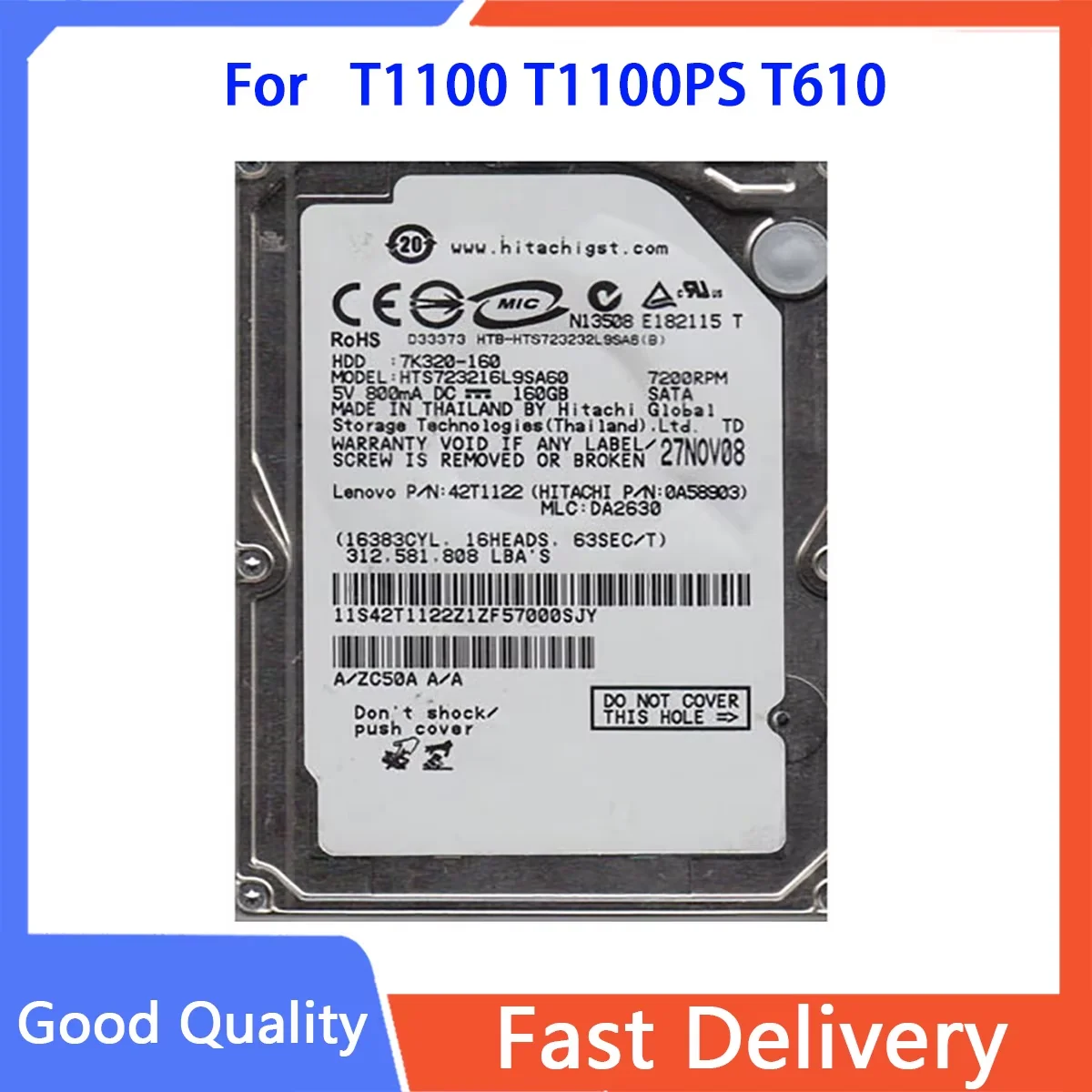 Hard drive HDD Formatter For HP1100 T1100PS T610 40G without new Q6683-67027 Q6683-67030 Q6684-60008 Q6683-60193 Q6683-60021
Hard drive HDD Formatter For HP1100 T1100PS T610 40G without new Q6683-67027 Q6683-67030 Q6684-60008 Q6683-60193 Q6683-60021