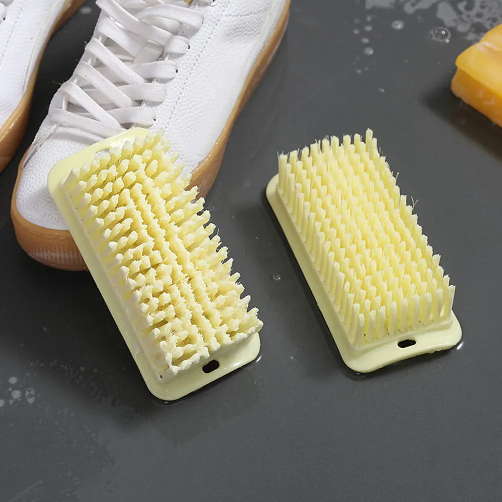 2 Pcs Soft Bristle Shoe Brush Laundry Cleaning Tool Comfortable Grip Strong Cleaning Power Gentle Effective for Clothes
2 Pcs Soft Bristle Shoe Brush Laundry Cleaning Tool Comfortable Grip Strong Cleaning Power Gentle Effective for Clothes
