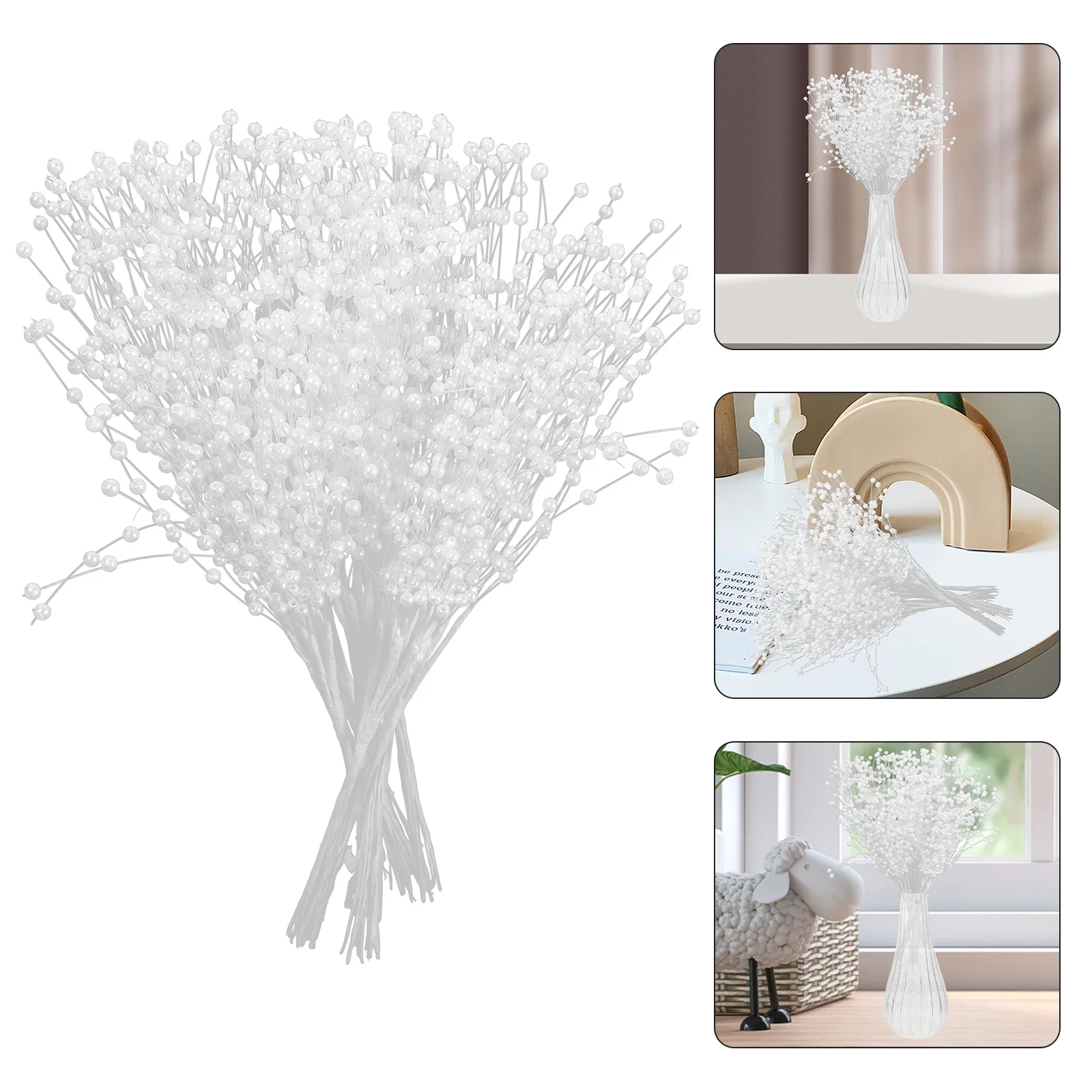 100Pcs Pearl Beaded Branches Artificial Floral Stems Handmade Wedding Bouquet Picks Vase Flower Arranging Supplies Decor
100Pcs Pearl Beaded Branches Artificial Floral Stems Handmade Wedding Bouquet Picks Vase Flower Arranging Supplies Decor