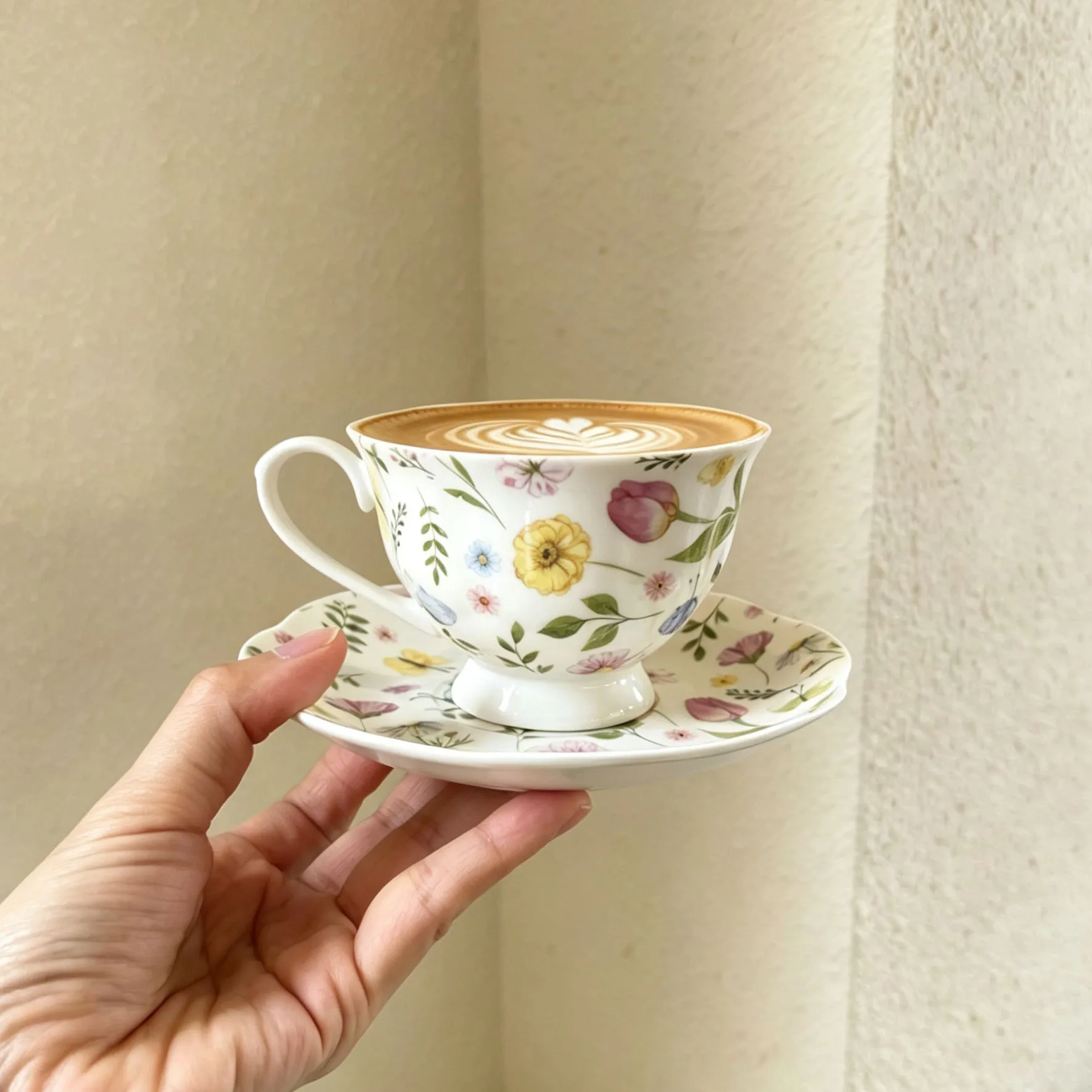 DSA pastoral floral cup and saucer retro coffee cup and saucer set high value afternoon tea set floral household tea cup
DSA pastoral floral cup and saucer retro coffee cup and saucer set high value afternoon tea set floral household tea cup