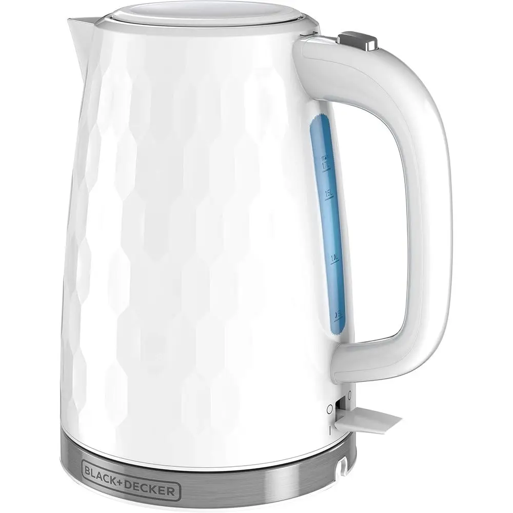 1.7L Premium Texture Electric Kettle, Water Window, Rapid Boil, Auto Shut-Off, White
1.7L Premium Texture Electric Kettle, Water Window, Rapid Boil, Auto Shut-Off, White