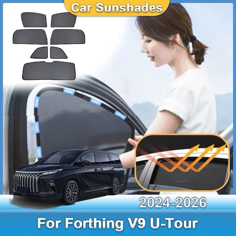 Car Mesh Sun Visor For Forthing V9 U-Tour Accessories 2024 2025 2026 Xinghai V9 Heat insulation Privacy Curtain Car Accessories
Car Mesh Sun Visor For Forthing V9 U-Tour Accessories 2024 2025 2026 Xinghai V9 Heat insulation Privacy Curtain Car Accessories