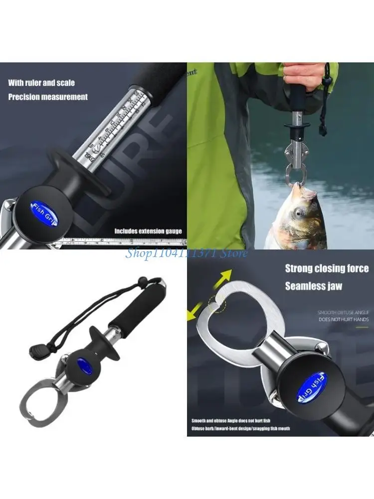 P9FC Fish Gripper with Scale Fishes Lip Grip Tool for Freshwater and Saltwater Fishing
P9FC Fish Gripper with Scale Fishes Lip Grip Tool for Freshwater and Saltwater Fishing