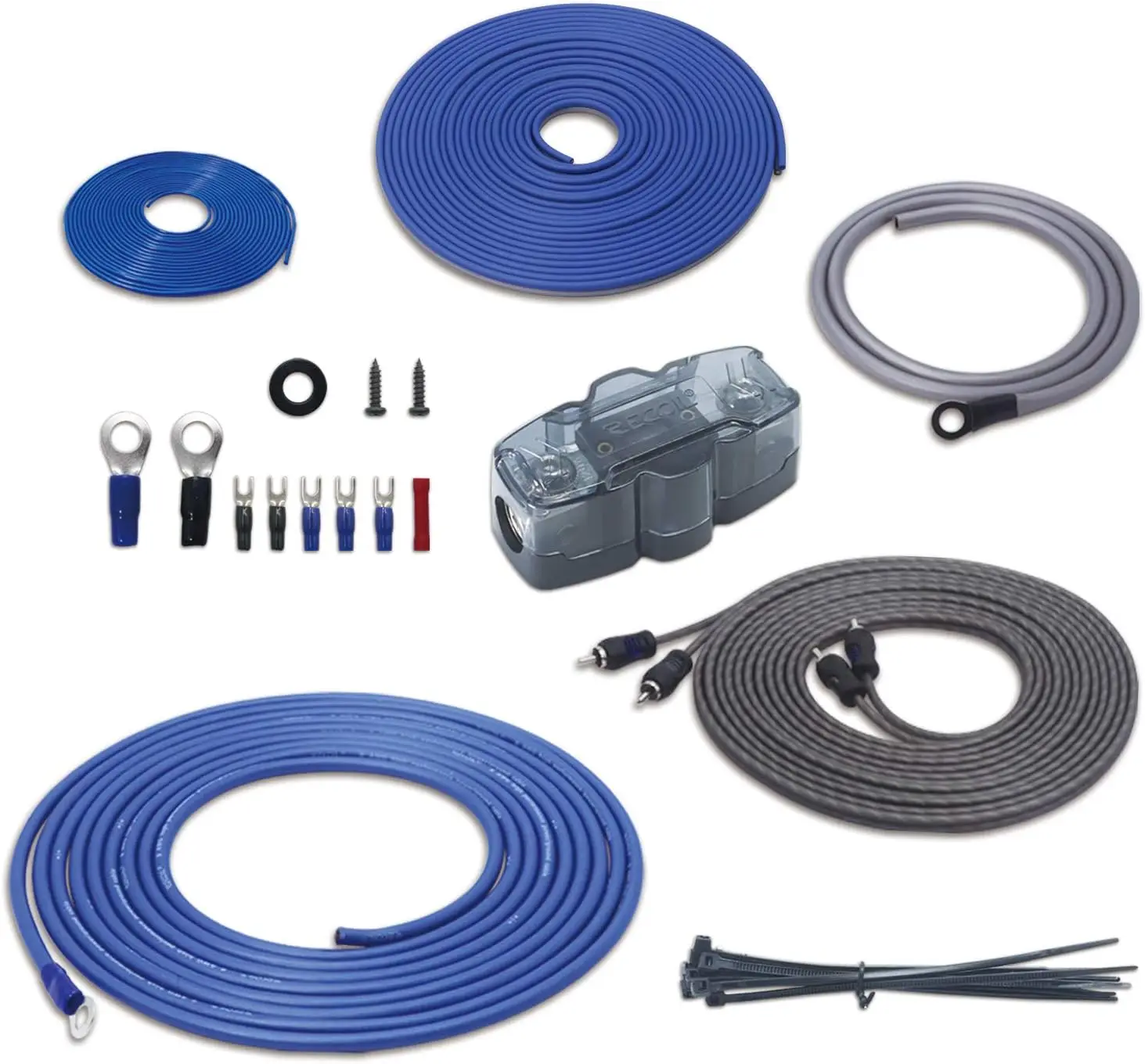 4 Gauge Complete CCA Amplifier Wiring Kit with OFC RCA Cable for Car Audio
4 Gauge Complete CCA Amplifier Wiring Kit with OFC RCA Cable for Car Audio