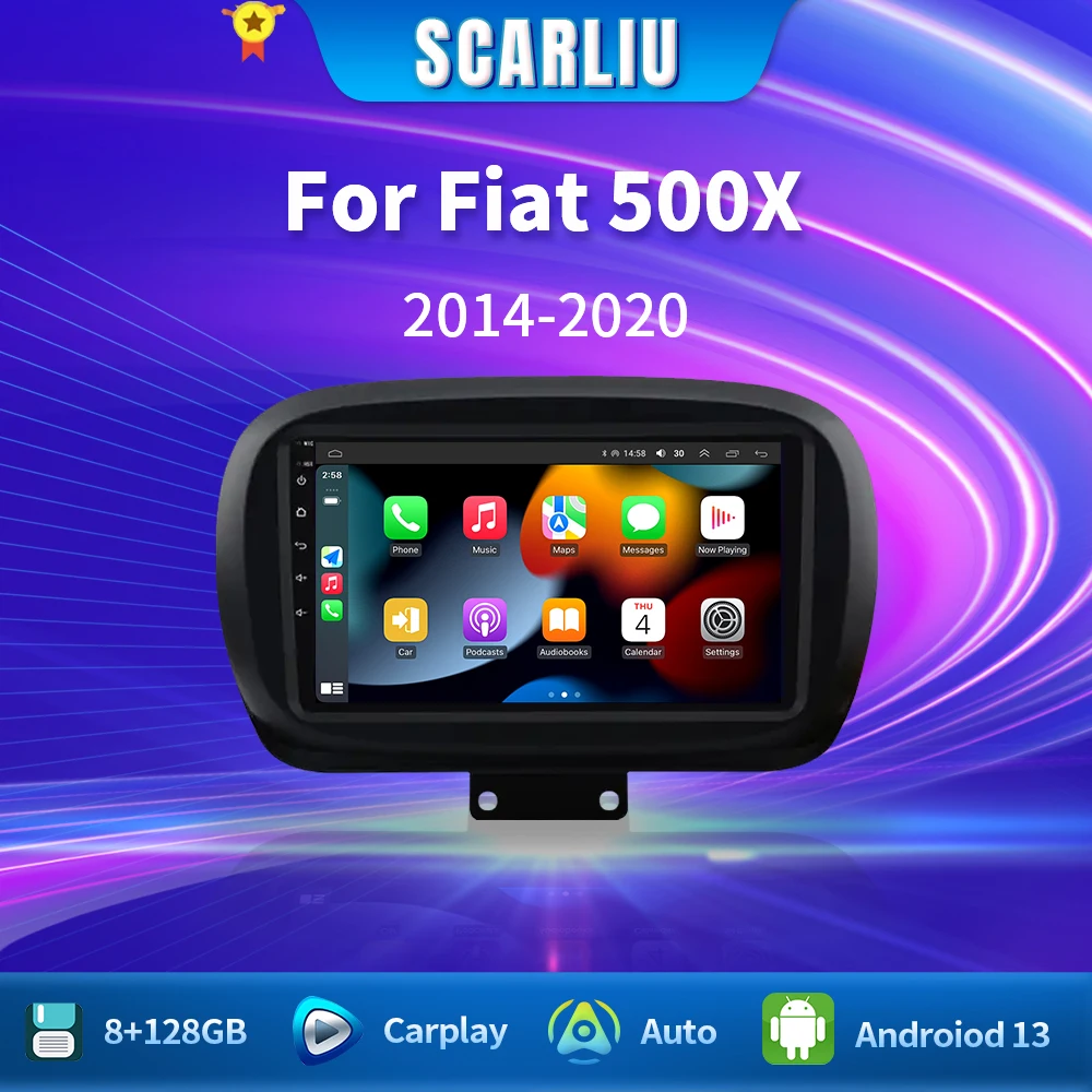 SCARLIU Android 13 Car Radio For Fiat 500X 2014 - 2020 Multimedia Video Player GPS 4G Carplay Auto Stereo QLED IPS DVD Head Unit
SCARLIU Android 13 Car Radio For Fiat 500X 2014 - 2020 Multimedia Video Player GPS 4G Carplay Auto Stereo QLED IPS DVD Head Unit
